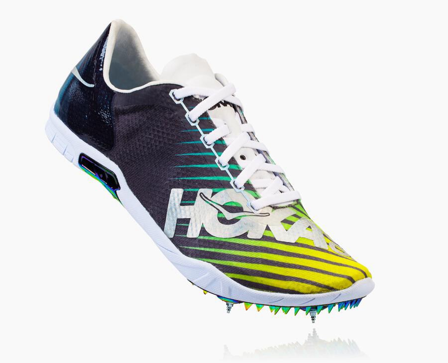 Zapatillas Atletismo Hoka One One Hombre - Speed Evo R - Negras/Blancas - HPE534978